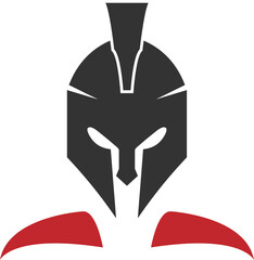 Obraz premium head spartan logo