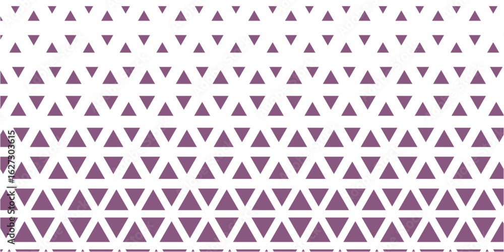 Poster abstract geometric gradient background .white and pink halftone triangles pattern vector illustratio