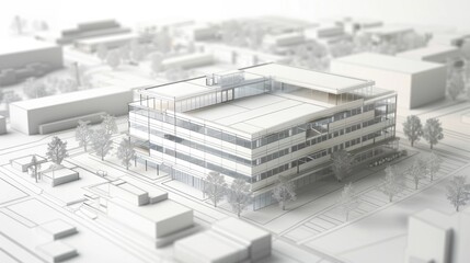 3d model of a building