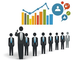 Leadership strategies for business growth corporate conference infographic analysis professional insights
