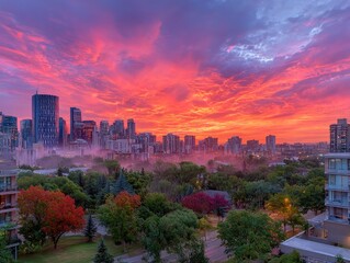 City sunrise panorama (2)