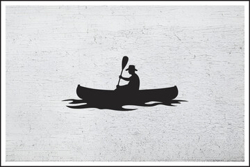 Wandering the Quiet Lake,
Calm Canoe Escape,
Serene Paddling Moment,
Journey Across Still Waters