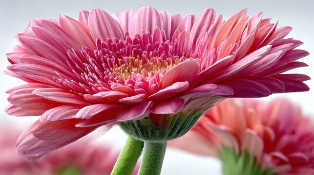 Close-up of a pink gerbera daisy