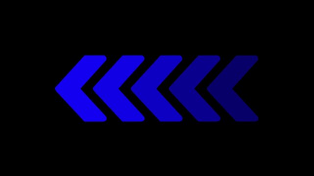 Arrow icon concept animation, arrows sign right to left animation concept, arrow loop animation left direction concept, 