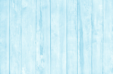Blue pastel wood planks texture background with vertical natural patterns for design art work and interior or exterior.