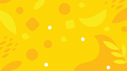 Yellow background with a large area of empty space, creating a bright and minimalistic visual effect..eps