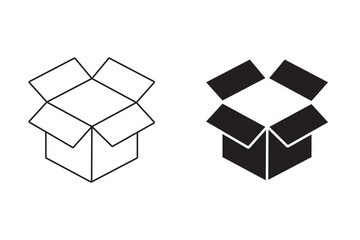 Gift Box and Box icon set. Box icon. Package, delivery boxes, cargo distribution and Birthday, wedding, surprise, prize, collection, greeting, celebrate, festive and gift icon. Vector illustration. 