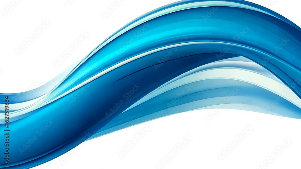 Poster dynamic blue wave abstract background for modern presentations and design