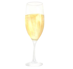 glass of champagne