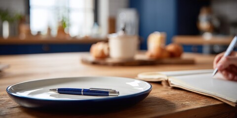table setting at restaurant