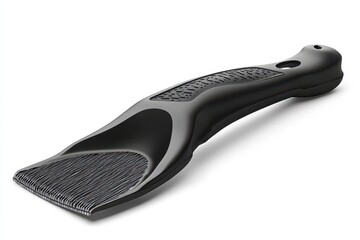 Obraz premium A modern, black utility tool with a textured handle.