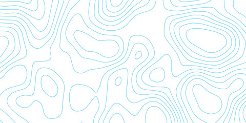 Smooth blue contour lines in abstract minimal topographic pattern design.