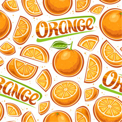 Vector Orange Seamless Pattern