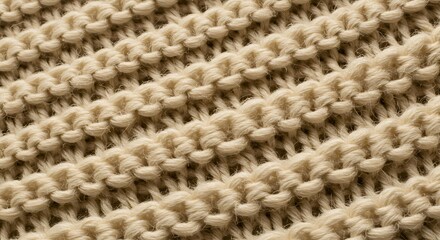 Beige Knitted Fabric Texture