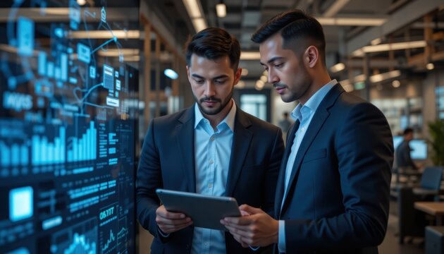 Innovative tech business collaboration: Financial analysis and futuristic data review