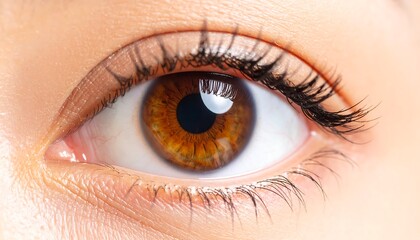 Close-up of a brown eye