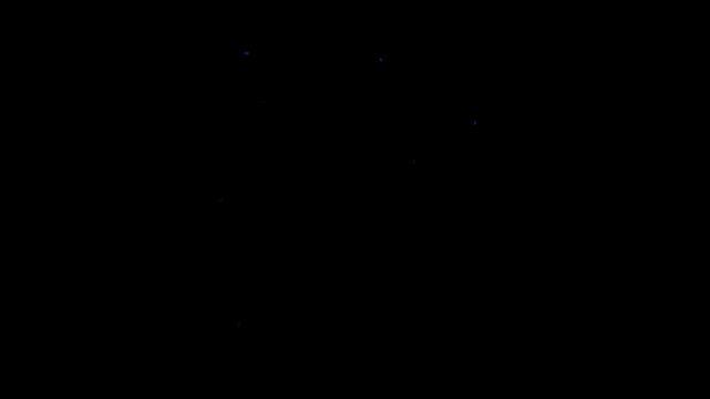 blue shockwave explosion animation 