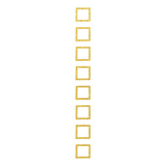 Gold square Checkbox.