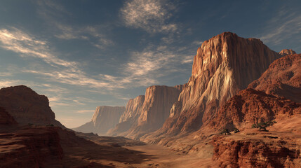 Naklejka premium grand canyon sunset