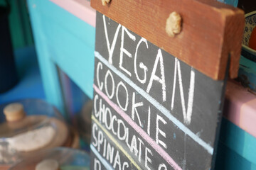 Delicious vegan cookie options available at local cafe
