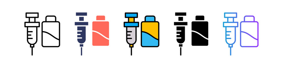 Injection multiple icon