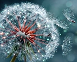 Dandelion in soft focus