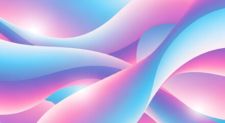 Abstract Fluid Wavy Gradient Background Pink Blue Purple Pastel Colors Vibrant Modern Design