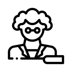 professor line icon
