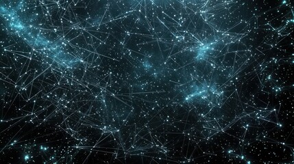 Touch the future low poly wireframe. 3D Render illustration polygonal image in the form of a starry sky or space, consisting of points, lines, 