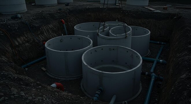 Wastewater Treatment System Installation