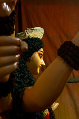 Goddess Durga awakens in clay