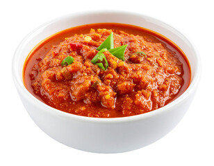 Rich Massaman Curry Paste in White Bowl