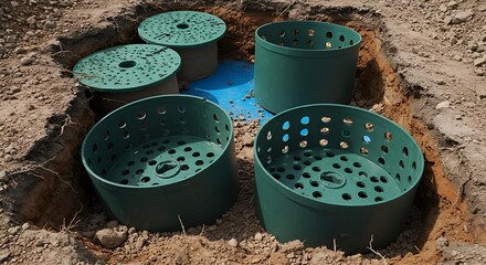Underground Wastewater Treatment System Installation