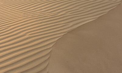 desert sand lines and shadow
