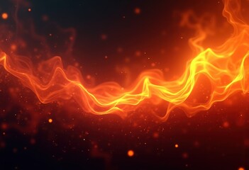 Obraz premium vibrant flame texture abstract background black fire glow colors bright, orange, red, yellow, heat, energy, vivid, light, shadow, surface, pattern, swirl