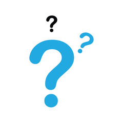 question  logo icon illustration flat