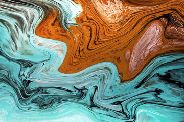Abstract background of marble melting and moving in waves