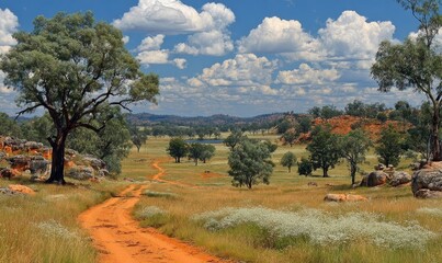 Scenic Outback Landscape
