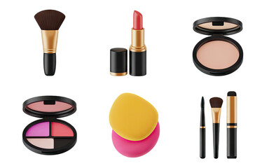 Discover your perfect makeup essentials for a flawless look with this collection of beauty tools and products.