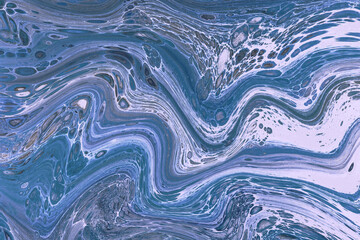 Abstract background of marble melting and moving in waves