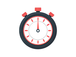 Modern stopwatch icon symbolizes urgency and timely project completion for business success