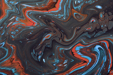 Abstract background of marble melting and moving in waves