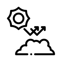 cloud line icon