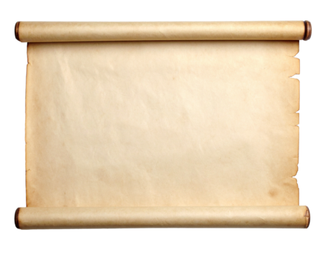 古い紙の巻物のテクスチャ素材/Old paper scroll texture material