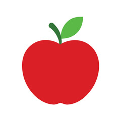 Fototapeta premium red apple vector illustration