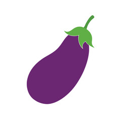 vector illustration of a eggplant