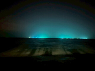 light over the sea