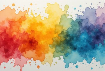 vibrant watercolor stain textured paper artistic color splash hobby craft creation, painting, design, hue, brush, effect, medium, ink, drip, shape, pattern