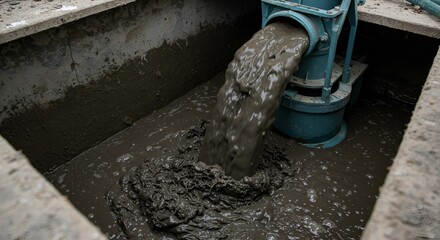 Wastewater Treatment Plant Liquid Sludge Discharge