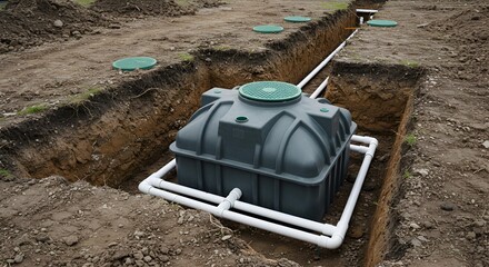 Septic Tank Installation in Ground